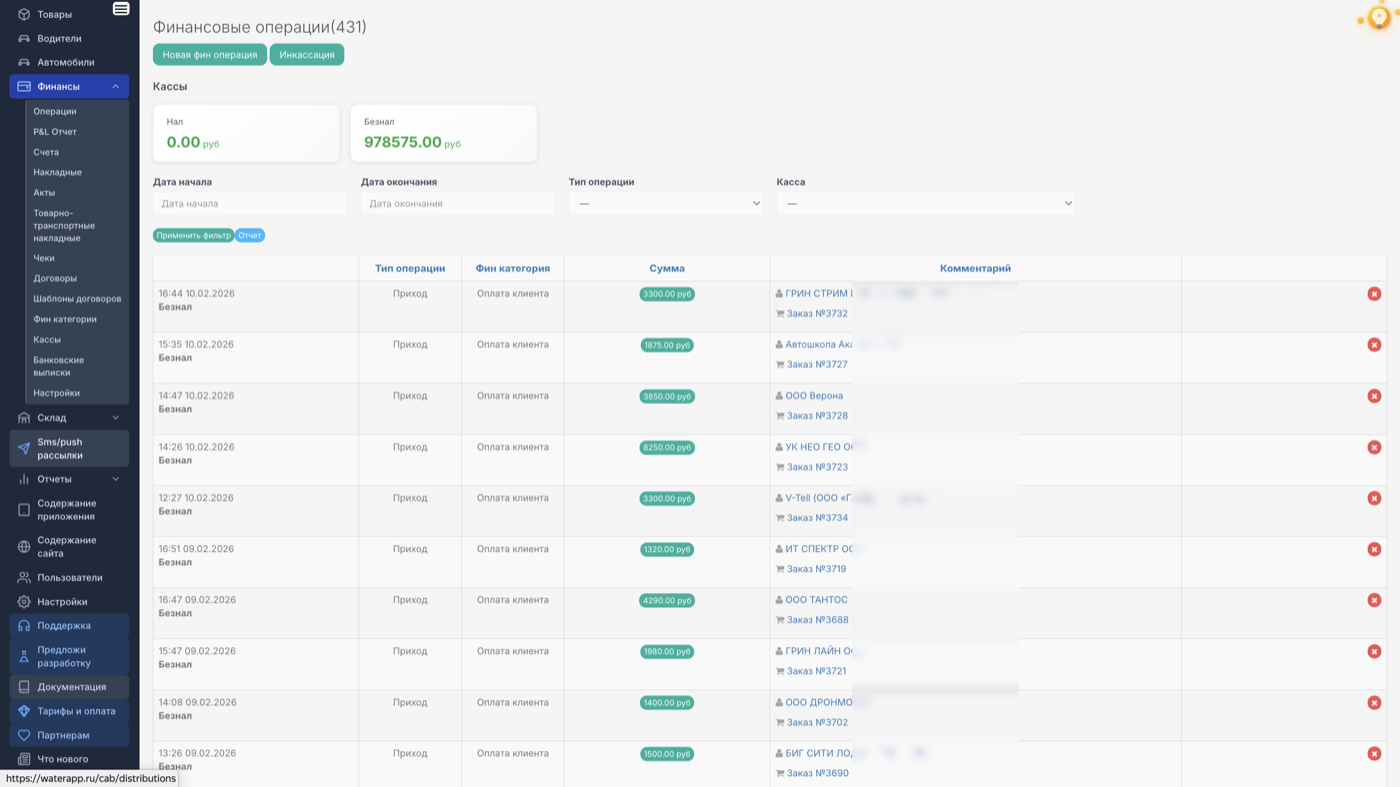 Финансовые операции